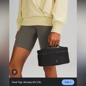 LULULEMON MAKEUP BAG OVAL ACCESS KIT